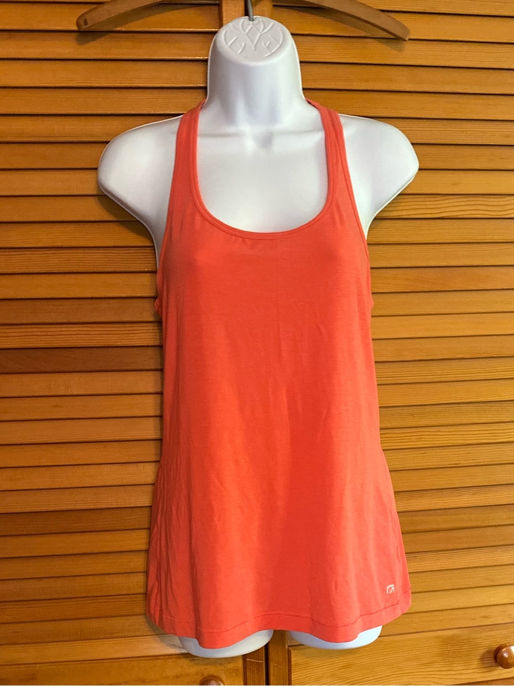GAP Coral-Orange Racer Back Active Tank